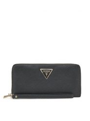 Guess Duży Portfel Damski SWZG85 00146 Czarny. Czarne portfele Guess, z aplikacjami, ze skóry. Za 249.99 zł.
