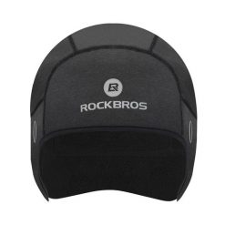 Zimowa czapka sportowa unisex Rockbros YPP044. Czarne czapki zimowe ROCKBROS, bez wzorów, z materiału, sportowe. Za 31.00 zł.