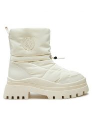 Aldo Botki Frostine 13838643 Biały. Białe botki Aldo, bez wzorów, z materiału, bez obcasa, na płaskiej podeszwie, bez zapięcia. Za 279.99 zł.