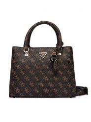Guess Torebka HWQG96 72050 Brązowy. Brązowe torebki klasyczne Guess, z aplikacjami, ze skóry, bez dodatków. Za 639.99 zł.