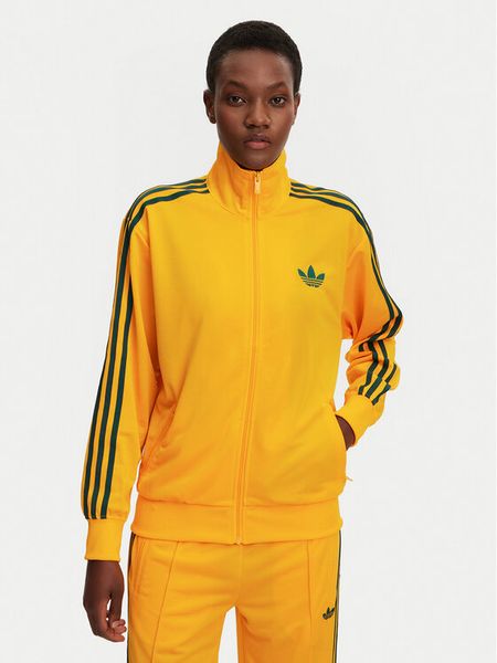 Adidas Bluza adicolor Classic Firebird JP2300 Żółty Loose Fit. Żółte bluzy adidas, xl, bez wzorów, z syntetyku, bez ramiączek, bez kaptura. Za 239.99 zł.