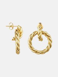 MOODE Kolczyki-wkrętki "Myriam" rozmiar: onesize. Żółte kolczyki MOODE, ze stali. Za 113.90 zł.