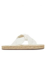 EMU Australia Espadryle Rowley W13169 Biały. Białe espadryle Emu Australia, bez wzorów, z materiału, bez obcasa. Za 259.99 zł.