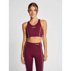 Biustonosz dla kobiet Hummel Mt Flash Sports. Brązowe biustonosze sportowe Hummel, bez wzorów, na fitness i siłownię. Za 225.00 zł.