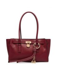 MICHAEL Michael Kors Torebka Hamilton 30F5GNXT0L Czerwony. Czerwone torebki klasyczne MICHAEL Michael Kors, bez wzorów, ze skóry, bez dodatków. Za 1,329.00 zł.