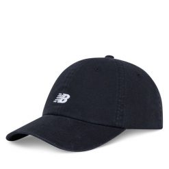 Czapka z daszkiem New Balance. Czarne czapki z daszkiem New Balance, bez wzorów. Za 79.99 zł.