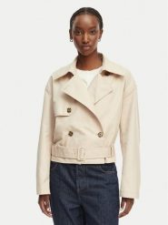 Tommy Jeans Trencz DW0DW22322 Beżowy jasny Relaxed Fit. Brązowe płaszcze Tommy Jeans, xl, bez wzorów, z jeansu, bez kaptura. Za 749.99 zł.