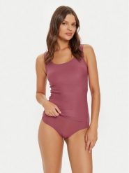 Chantelle Top Soft Stretch C26460 Różowy Regular Fit. Czerwone topy Chantelle, bez wzorów, z syntetyku, bez kołnierzyka, bez ramiączek. Za 89.99 zł.