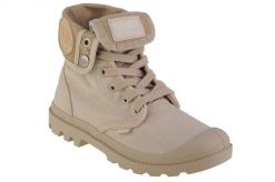 Buty sportowe Sneakersy damskie, Palladium Baggy. Brązowe buty treningowe Palladium, bez wzorów, z materiału, bez zapięcia, trekkingowe. Za 349.99 zł.
