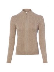 Franco Callegari Kardigan Kobiety Bawełna (100%) brązowy, XXL. Brązowe swetry Franco Callegari, xxl, bez wzorów, z bawełny, klasyczne, bez ramiączek. Za 299.95 zł.