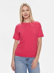 United Colors Of Benetton T-Shirt 103CD102M Różowy Regular Fit. Czerwone t-shirty United Colors Of Benetton, m, bez wzorów, z bawełny, bez kołnierzyka, bez ramiączek. Za 99.99 zł.