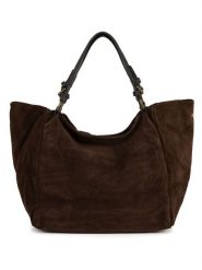 Anna Morellini Skórzany shopper bag "Gimignano" w kolorze jasnobrązowym - 45 x 50 x 20 cm rozmiar: onesize. Brązowe shopper bag Anna Morellini, bez wzorów, z materiału, przez ramię, bez dodatków. Za 304.99 zł.