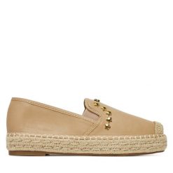 Espadryle DeeZee. Brązowe espadryle DeeZee, bez wzorów, bez obcasa. Za 99.99 zł.