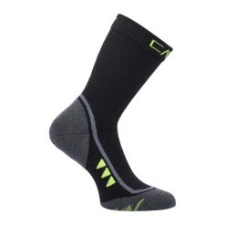 Skarpety trekkingowe średnie CMP Supersoft 50. Czarne skarpetki CMP, bez wzorów, z bawełny. Za 42.89 zł.