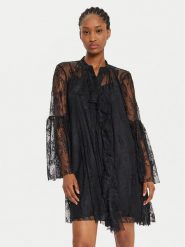ViCOLO Sukienka koktajlowa TS0158 Czarny Regular Fit. Czarne sukienki ViCOLO, m, bez wzorów, z syntetyku, wizytowe, bez kołnierzyka, bez ramiączek. Za 849.99 zł.