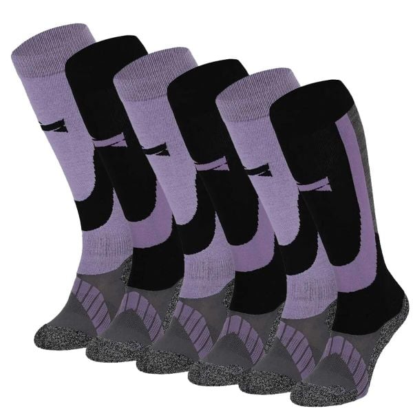 Skarpety narciarskie Xtreme, 6 par. Fioletowe skarpetki XTREME SOCKSWEAR, bez wzorów. W wyprzedaży za 275.59 zł.