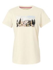 Regatta Koszulka "Fingal IX" w kolorze kremowym do biegania rozmiar: 34. Brązowe t-shirty sportowe Regatta, bez wzorów, z materiału, bez ramiączek, do biegania. Za 28.51 zł.