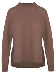 Malo Optimum Sweter w kolorze brązowym rozmiar: L. Brązowe swetry Malo Optimum, l, bez wzorów, z kaszmiru, bez ramiączek. Za 339.99 zł.