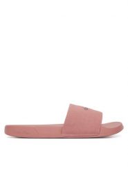 Calvin Klein Klapki Ess Slide Cv HW0HW02958 Różowy. Czerwone klapki Calvin Klein, bez wzorów, z materiału, bez obcasa, bez zapięcia. Za 169.99 zł.