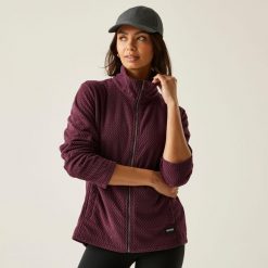 Polar damski rozsuwany Heidy. Fioletowe bluzy z polaru Regatta, bez wzorów, z polaru, trekkingowe. Za 228.50 zł.