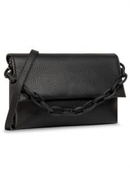 Jenny Fairy Torebka EBG13196 Czarny. Czarne torebki klasyczne Jenny Fairy, bez wzorów, ze skóry, bez dodatków. Za 40.49 zł.