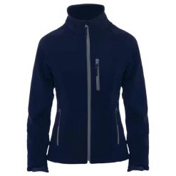Kurtka Damska Antartida Soft Shell. Niebieskie kurtki ROLY, xl, bez wzorów, sportowe, bez kaptura. Za 154.99 zł.