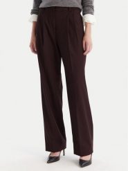 Tommy Hilfiger Spodnie materiałowe WW0WW48358 Bordowy Relaxed Fit. Czerwone spodnie materiałowe Tommy Hilfiger, bez wzorów, z materiału. Za 749.99 zł.