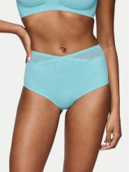 Triumph Figi klasyczne z wysokim stanem True Shape Sensation 10218231 Niebieski. Niebieskie figi Triumph, bez wzorów, z syntetyku, z podwyższonym stanem. Za 99.99 zł.