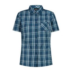 Koszula damska CMP. Niebieskie koszule CMP, xs, bez wzorów, sportowe, bez kołnierzyka, bez ramiączek. Za 175.65 zł.