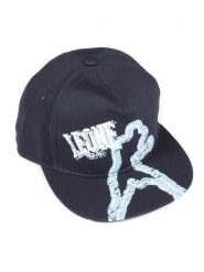 Czapka z daszkiem unisex Leone 1947 Apparel Fighter. Niebieskie czapki z daszkiem LEONE 1947 APPAREL, bez wzorów, sportowe. Za 42.06 zł.