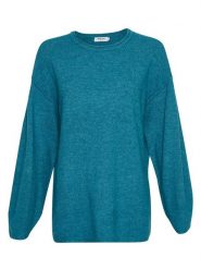 MOSS COPENHAGEN Sweter "Juvia" w kolorze niebieskim rozmiar: XS/S. Niebieskie swetry Moss Copenhagen, s, bez wzorów, z poliamidu, bez ramiączek. Za 110.04 zł.