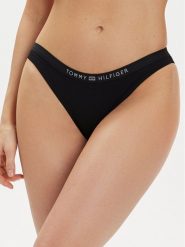 Tommy Hilfiger Dół od bikini UW0UW05315 Czarny. Czarne bikini Tommy Hilfiger, bez wzorów, z syntetyku. Za 219.99 zł.