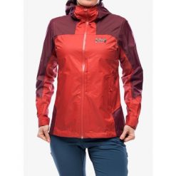 Kurtka przeciwdeszczowa damska Helly Hansen Verglas 2L Shell Jacket. Czerwone kurtki przeciwdeszczowe Helly Hansen, l, bez wzorów, bez kaptura, trekkingowe. Za 1,034.00 zł.