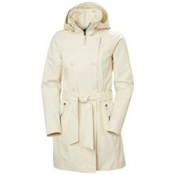 Płaszcz damski Helly Hansen Welsey II. Białe płaszcze Helly Hansen, na lato, xl, bez wzorów, z materiału, eleganckie, bez kaptura. Za 870.00 zł.