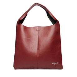 Torebka Patrizia Pepe. Czerwone torebki klasyczne Patrizia Pepe, bez wzorów, klasyczne, bez dodatków. Za 1,289.00 zł.