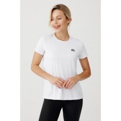 Damska koszulka sportowa Rough Radical FUN. Białe t-shirty sportowe ROUGH RADICAL, m, bez wzorów, bez ramiączek, na fitness i siłownię. W wyprzedaży za 84.92 zł.