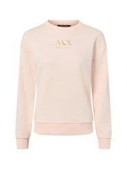Armani Exchange Bluza Kobiety Bawełna różowy, XL. Czerwone bluzy Armani Exchange, xl, bez wzorów, z bawełny, bez kaptura. Za 279.95 zł.