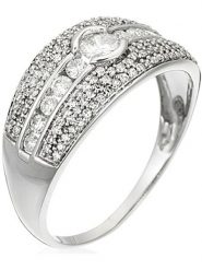 ATELIER DU DIAMANT Złoty pierścionek "Jonc Lumineux" z diamentami rozmiar: 50. Szare pierścionki ATELIER DU DIAMANT, z diamentem, złote. Za 6,437.99 zł.