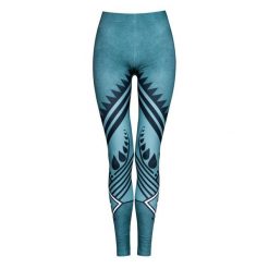 Legginsy sportowe damskie DEEP TRIP Sauron. Zielone legginsy DEEP TRIP, bez wzorów, z elastanu, sportowe. Za 179.00 zł.