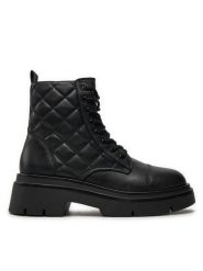 Aldo Botki Marthia 13837968 Czarny. Czarne botki Aldo, bez wzorów, ze skóry, bez obcasa, na płaskiej podeszwie, bez zapięcia. Za 339.99 zł.