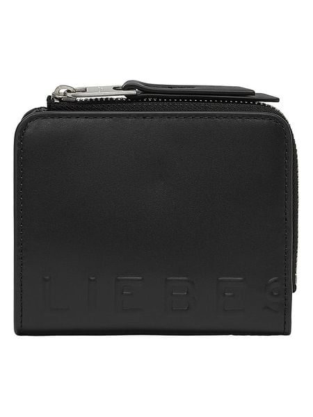 Liebeskind Berlin Skórzany portfel "Toni" w kolorze czarnym - 11 x 9,5 x 2 cm rozmiar: onesize. Czarne portfele Liebeskind Berlin, bez wzorów, z materiału. Za 222.94 zł.