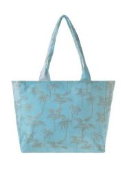 BLE Shopper bag w kolorze turkusowym - 42 x 35 x 20 cm rozmiar: onesize. Niebieskie shopper bag BLE, bez wzorów, z materiału, na ramię, bez dodatków. Za 85.19 zł.