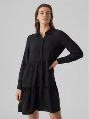 Vero Moda Sukienka codzienna Inge 10293730 Czarny Regular Fit. Czarne sukienki Vero Moda, na co dzień, l, bez wzorów, z syntetyku, bez kołnierzyka, bez ramiączek, proste. Za 99.99 zł.