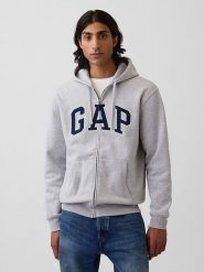 GAP Bluza w kolorze szarym rozmiar: L. Szare bluzy z kapturem GAP, l, bez wzorów, bez kaptura. Za 131.43 zł.
