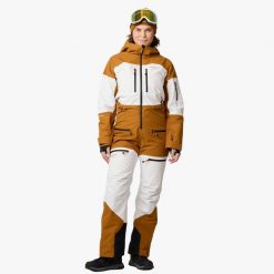 Kombinezon zimowy Narciarstwo Damska Swedemount Freeride Oddychający. Białe kombinezony SWEDEMOUNT, na zimę, bez wzorów, sportowe, bez kołnierzyka, bez ramiączek. Za 1,199.00 zł.