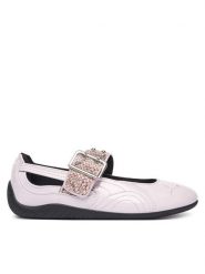 Puma Baleriny Speedcat Ballet Dress-Up II Wns 408266 01 Różowy jasny. Czerwone baleriny Puma, bez wzorów, ze skóry, bez obcasa, bez zapięcia. Za 479.99 zł.