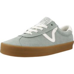 Trampki Vans Model Sport Low Kolor Zielony. Zielone trampki Vans, bez wzorów, z tkaniny, sportowe, bez zapięcia. Za 417.60 zł.