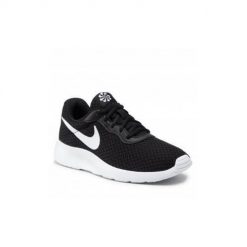 Buty do chodzenia damskie Nike Wmns Tanjun. Czarne buty treningowe Nike, bez wzorów, z materiału, bez zapięcia, trekkingowe, nike tanjun. Za 339.00 zł.