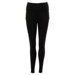 Legginsy jeździeckie z pełnym silikonem dla kobiet BR Equitation CLX. Czarne legginsy BR, bez wzorów, z elastanu, eleganckie. Za 383.00 zł.