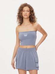 Reebok Top Archive Essentials IL6287 Niebieski Fitted Fit. Niebieskie topy Reebok, xs, bez wzorów, z bawełny, bez kołnierzyka, bez ramiączek. Za 89.99 zł.